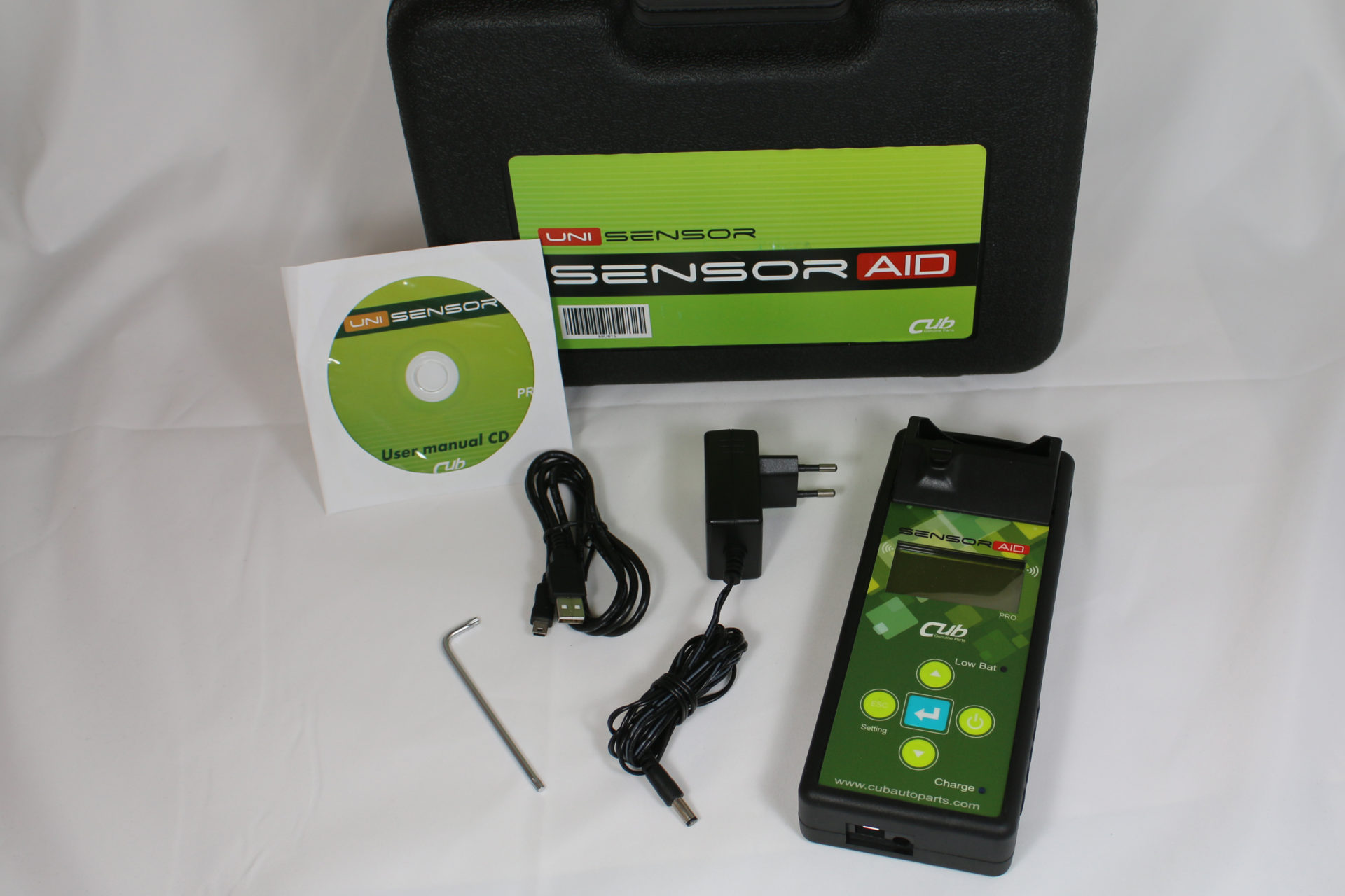 CUB Uni Sensor Sensor Aid RDKS TPMS Programmiergerät 433 MHz 315 MHz Diagnosegerät Reifendruckkontrollsystem Greenspeed Lieferumfang kaufen