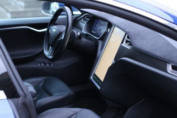 Tesla Model S90D blau metallic Autopilot Panorama Schiebedach Smart Air U-HiFi Allrad Turbine Felgen Supercharger Greenspeed emobility Aachen Deutschland NRW Euregio Autohändler Gebrauchtwagen kaufen